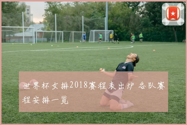 世界杯女排2018赛程表出炉 各队赛程安排一览